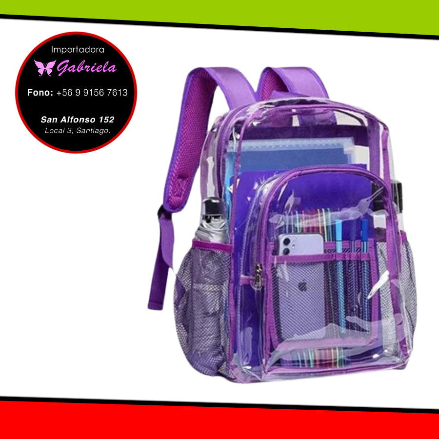 Mochila Transparnte