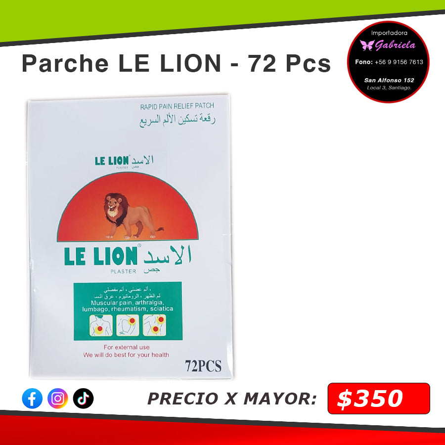 Parche LE LION - 72 Unidades