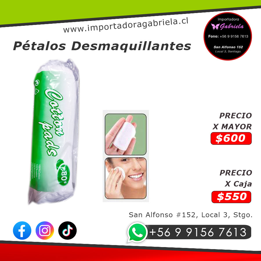 Pétalos Desmaquillantes