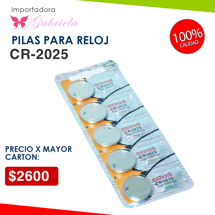 PILAS PARA RELOJ MAXELL CR-2025