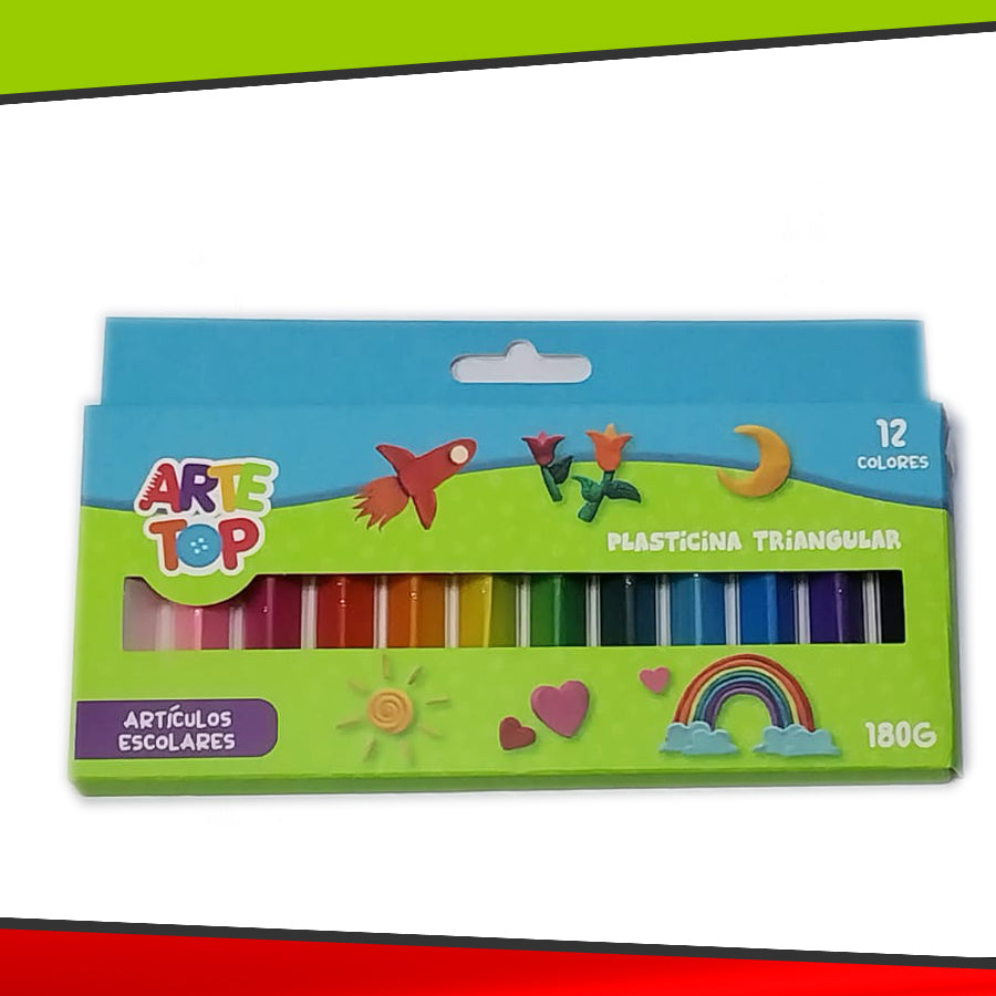 Plasticina Arte Top 12 Unidades