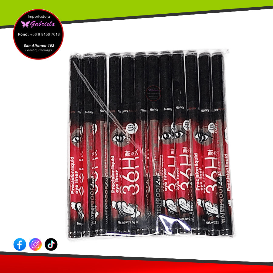 Lapiz de Ojo 36 horas - 12 Unidades