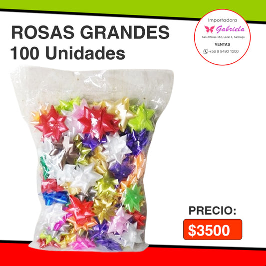 Rosas Grandes 100 Unidades