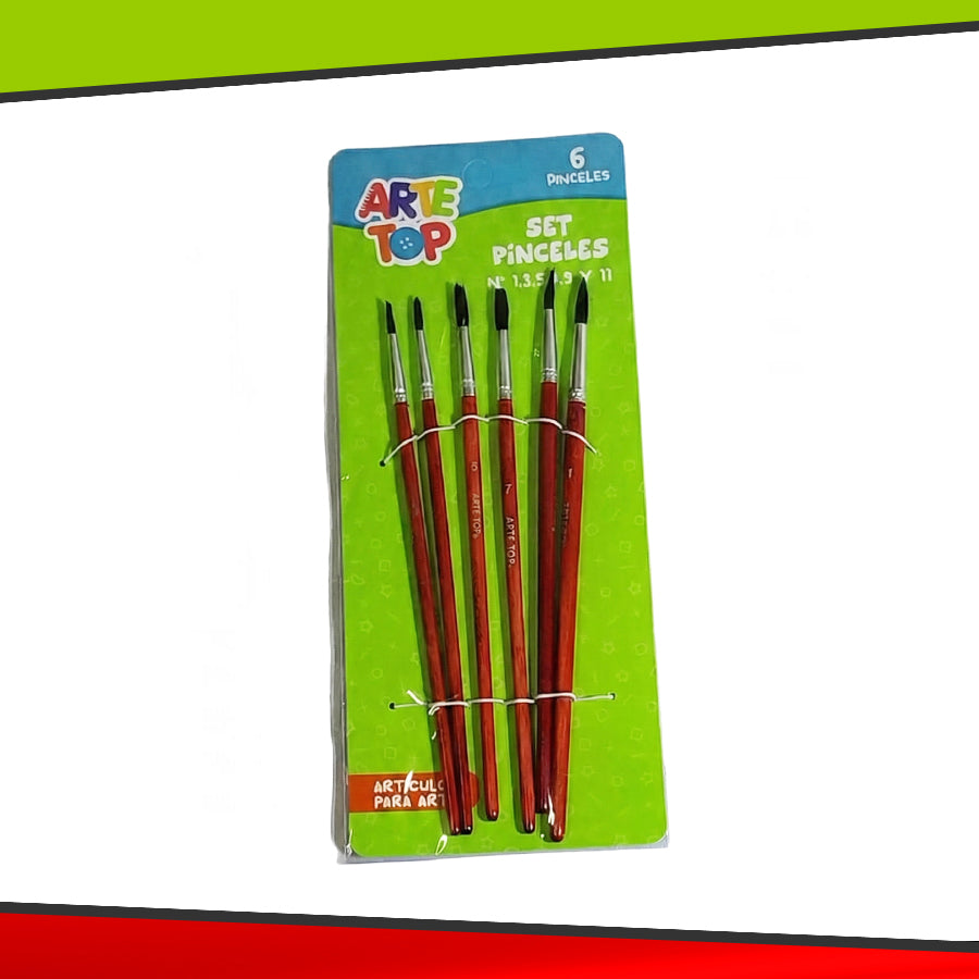 Set de 6 Pinceles