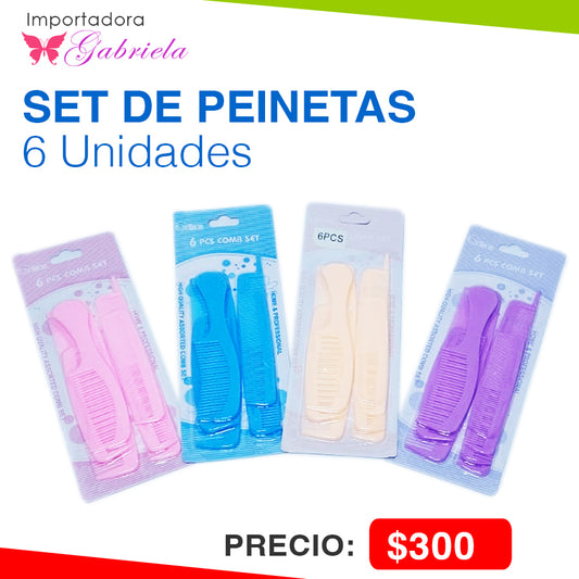 Set de peinetas