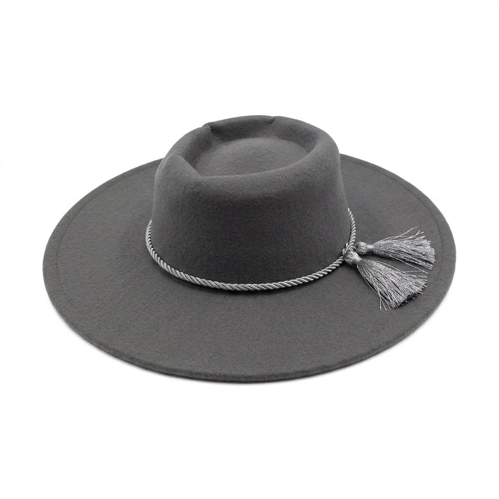 Sombrero Huaso Profesional Gris X Mayor de 3
