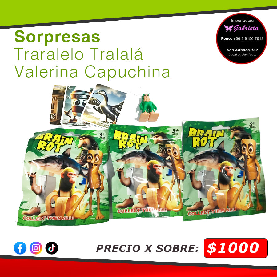 Sorpresas Traralelo Tralalá - Valerina Capuchina
