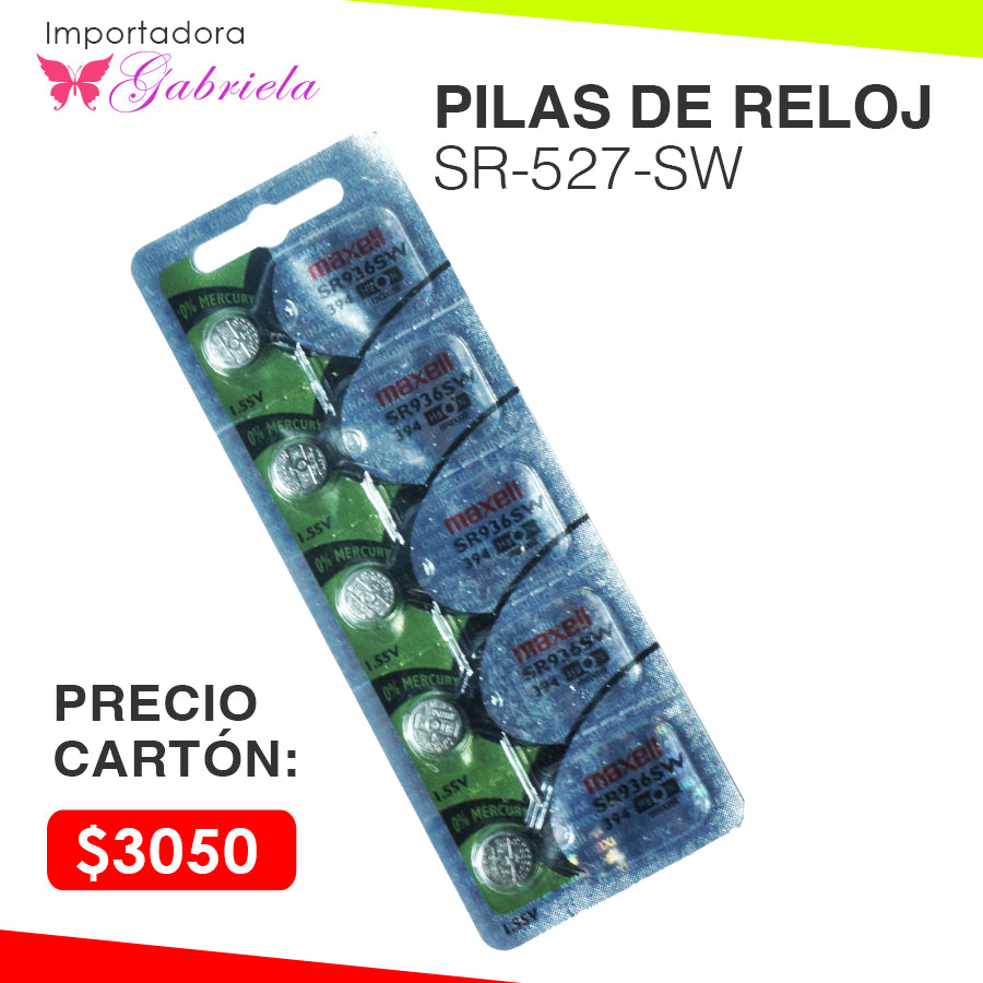 PILAS PARA RELOJ SR-527-SW