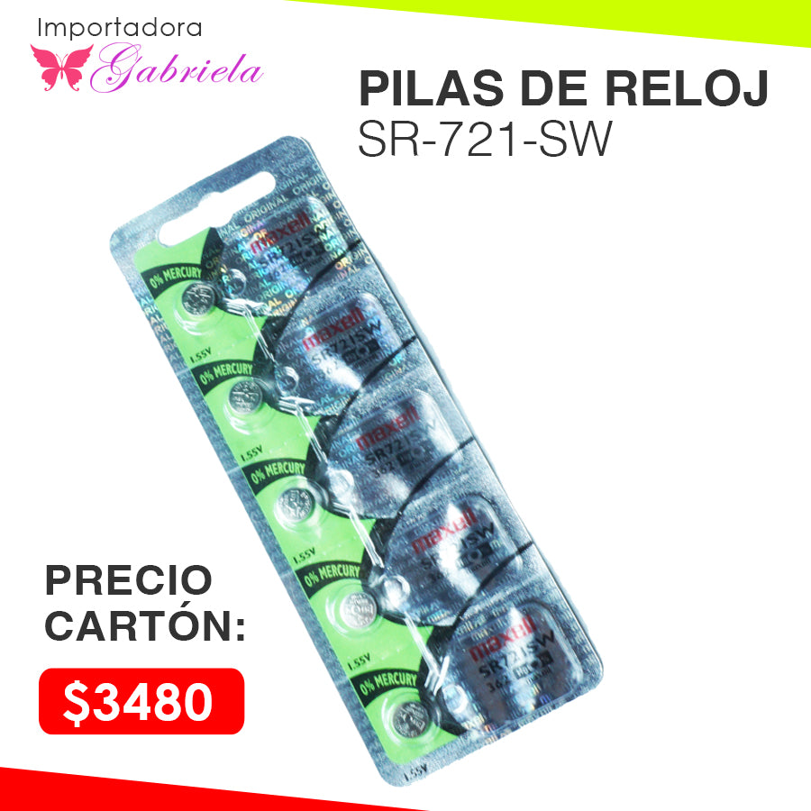 PILAS PARA RELOJ SR-721-SW