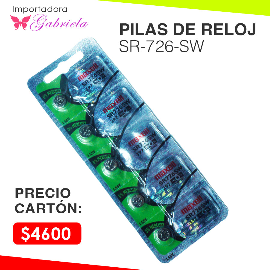 PILAS PARA RELOJ SR-726-SW