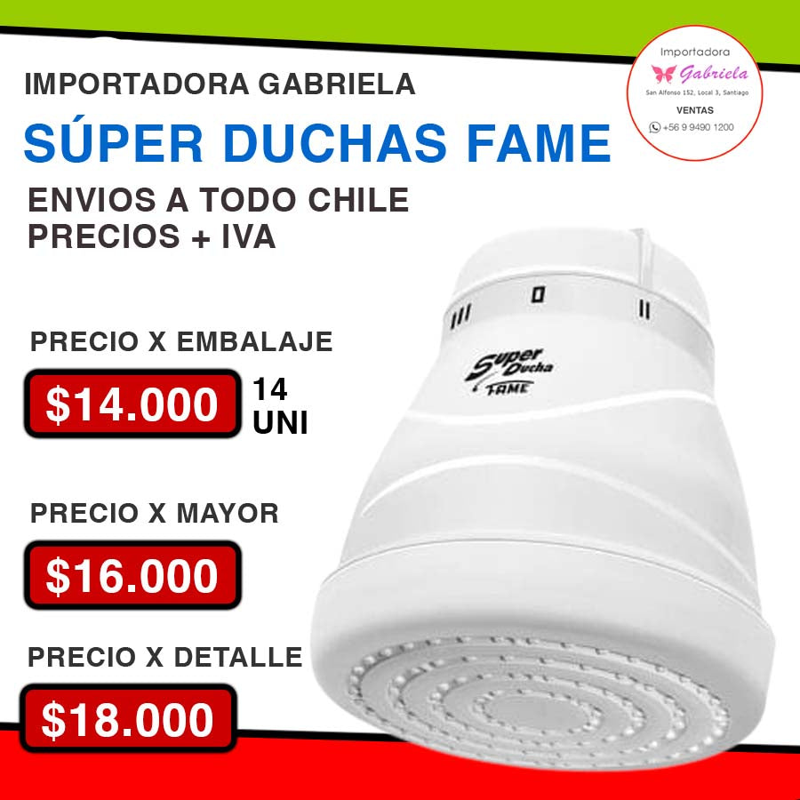 Súper Ducha Eléctrica Fame