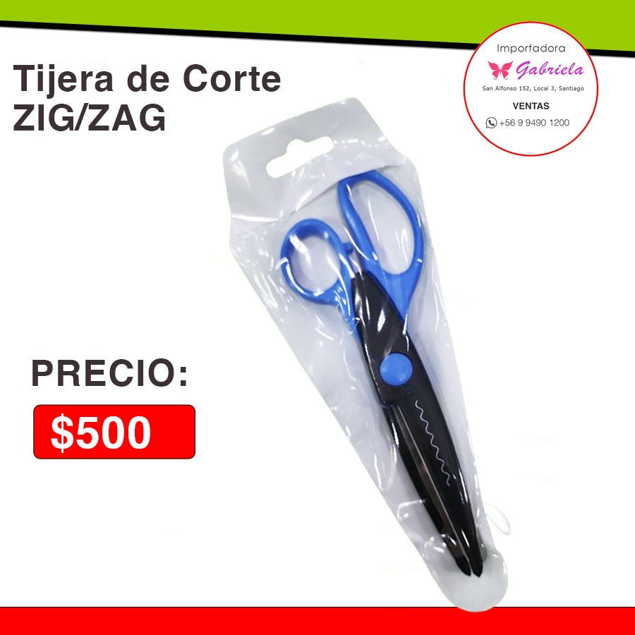 Tijera de corte ZIG ZAG