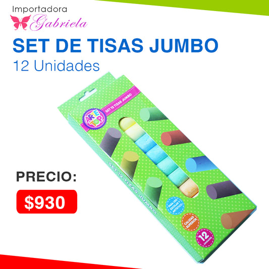 TISAS JUMBO 12 UNIDADES