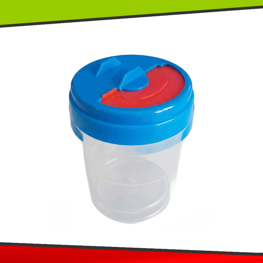Vaso Lava Pincel con Tapa Corredera - Antiderreame