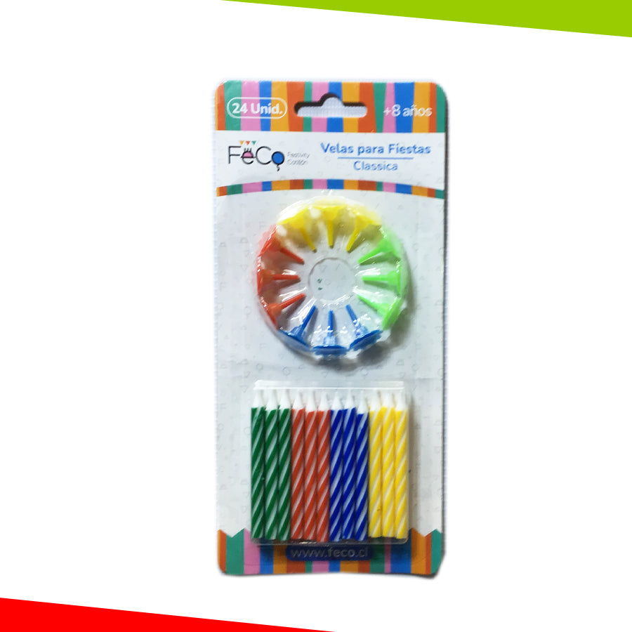 Velitas de Cumpleaños Clasica