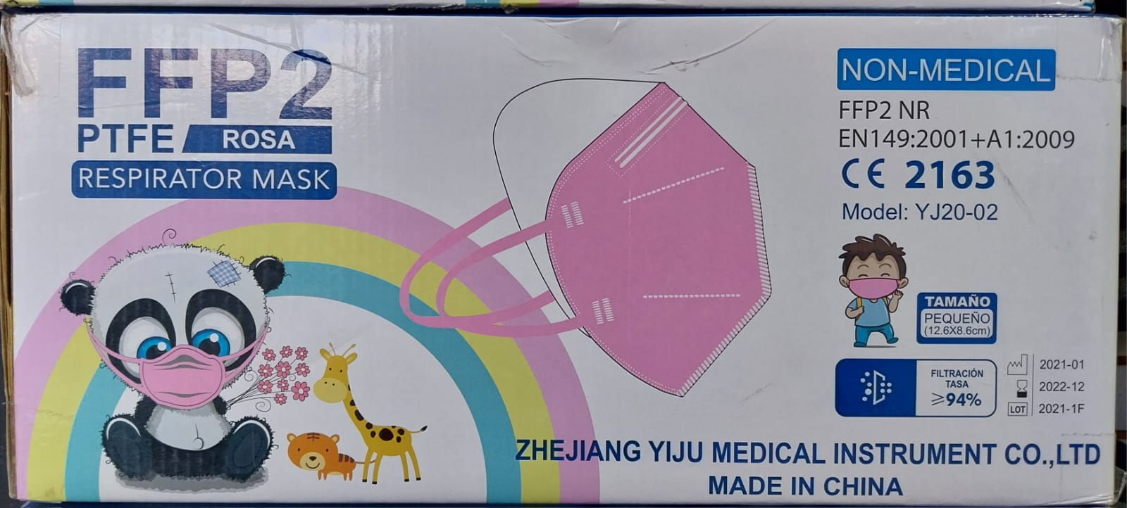 GRAN OFERTA: Mascarillas para niños (Caja de 20 unidades) 3X$1000