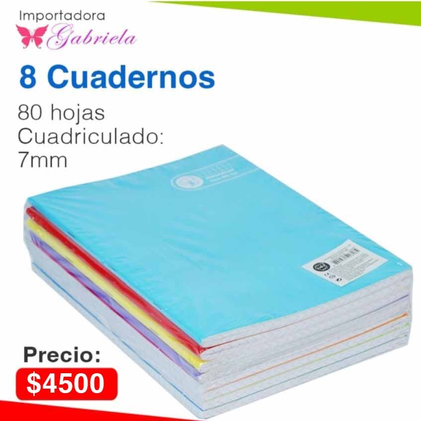 Cuaderno Colllege de 80 Hojas de 7 mm