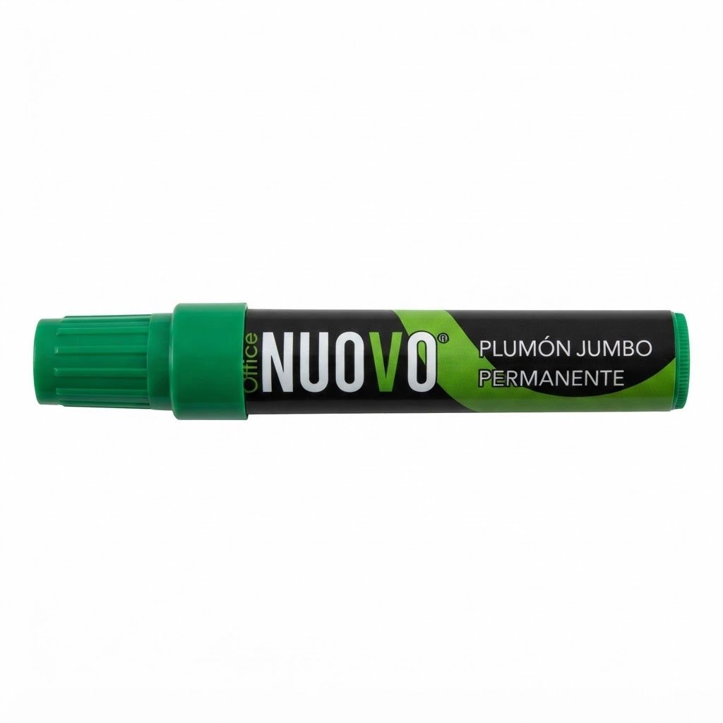 Plumón Permanente Jumbo Verde - Marca Office Nuovo