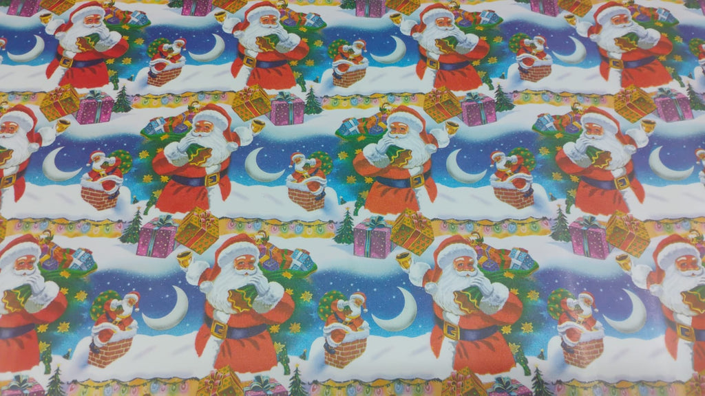 Papel de Regalo Navidad - Rollo de 100 unidades - 10 diseńos - papel tradicional