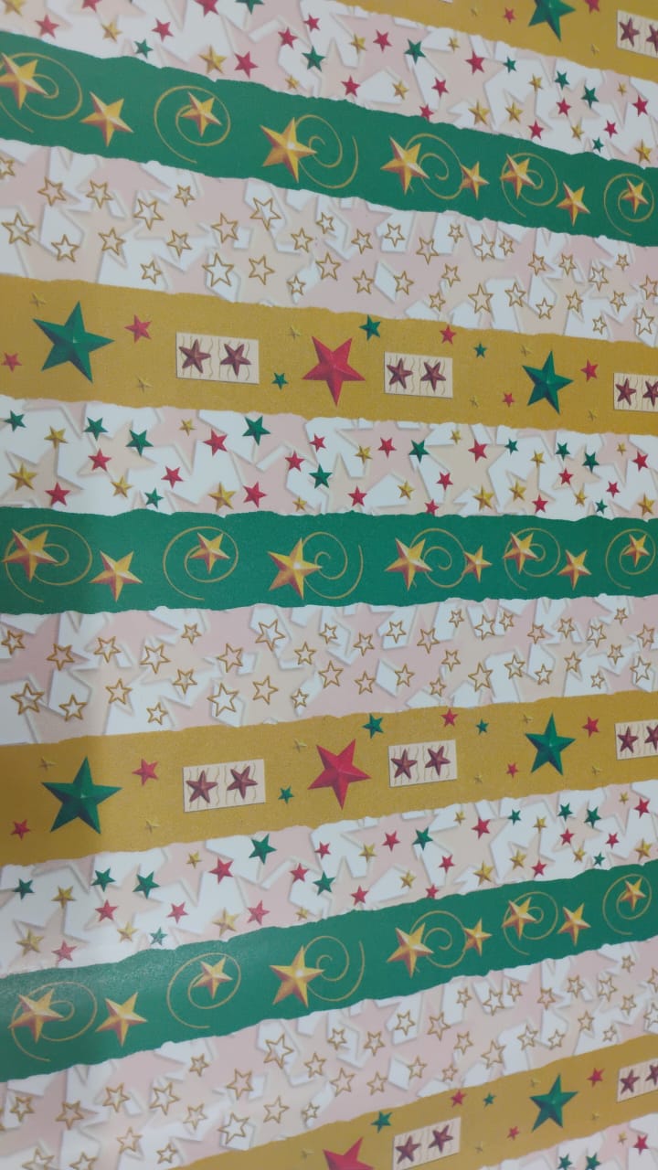 Papel de Regalo Navidad - Rollo de 100 unidades - 10 diseńos - papel tradicional