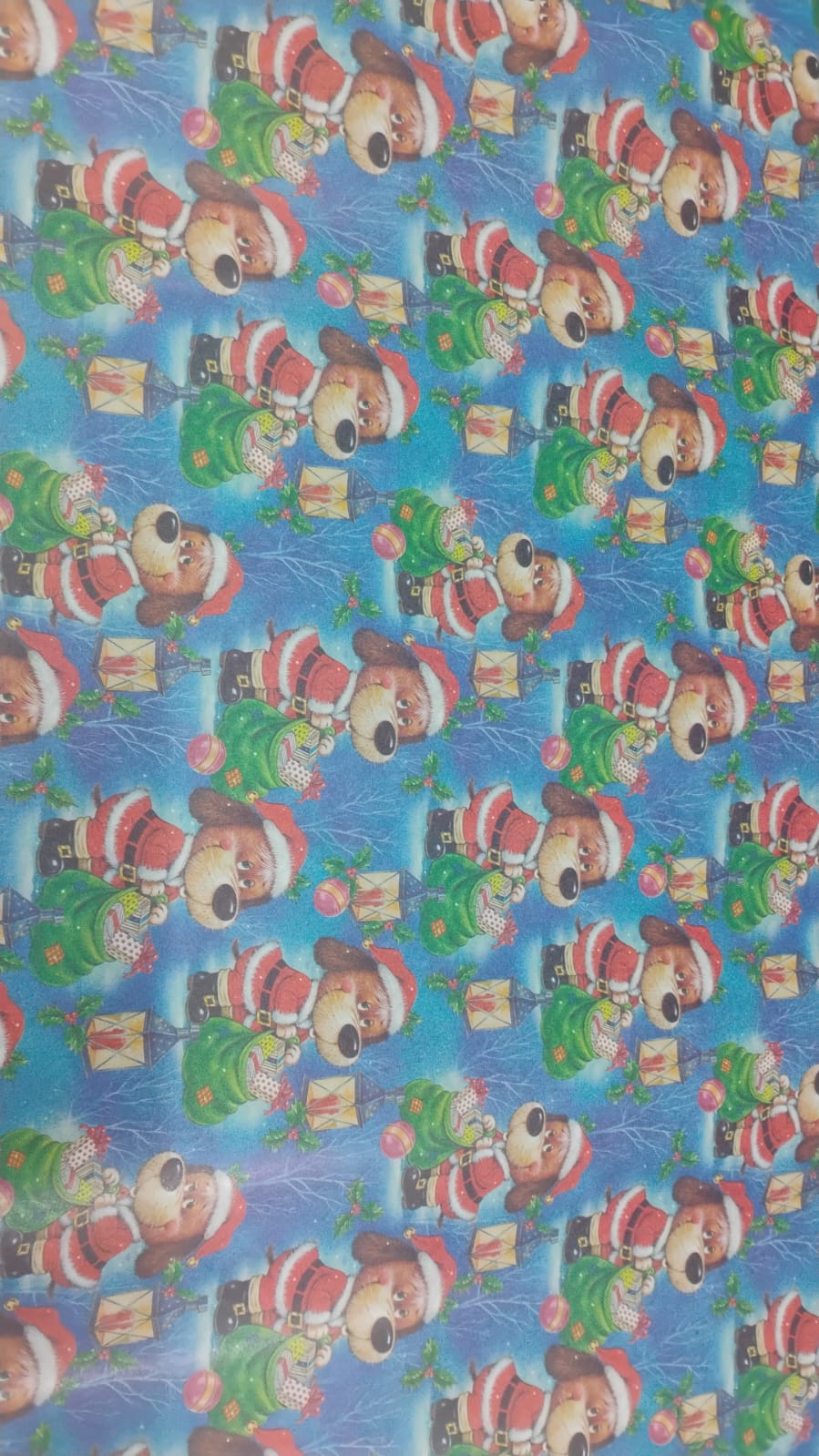 Papel de Regalo Navidad - Rollo de 100 unidades - 10 diseńos - papel tradicional