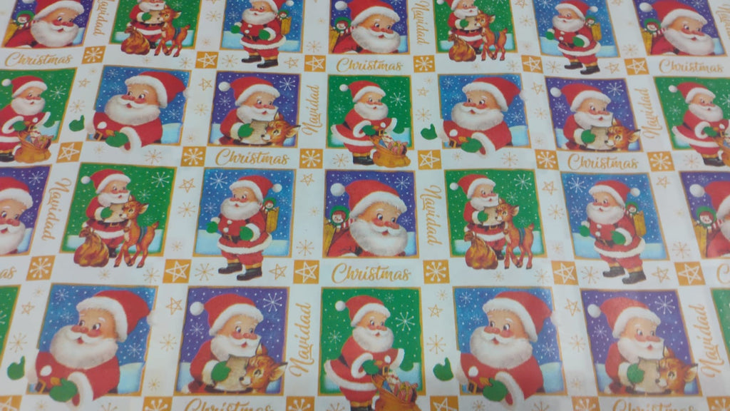 Papel de Regalo Navidad - Rollo de 100 unidades - 10 diseńos - papel tradicional