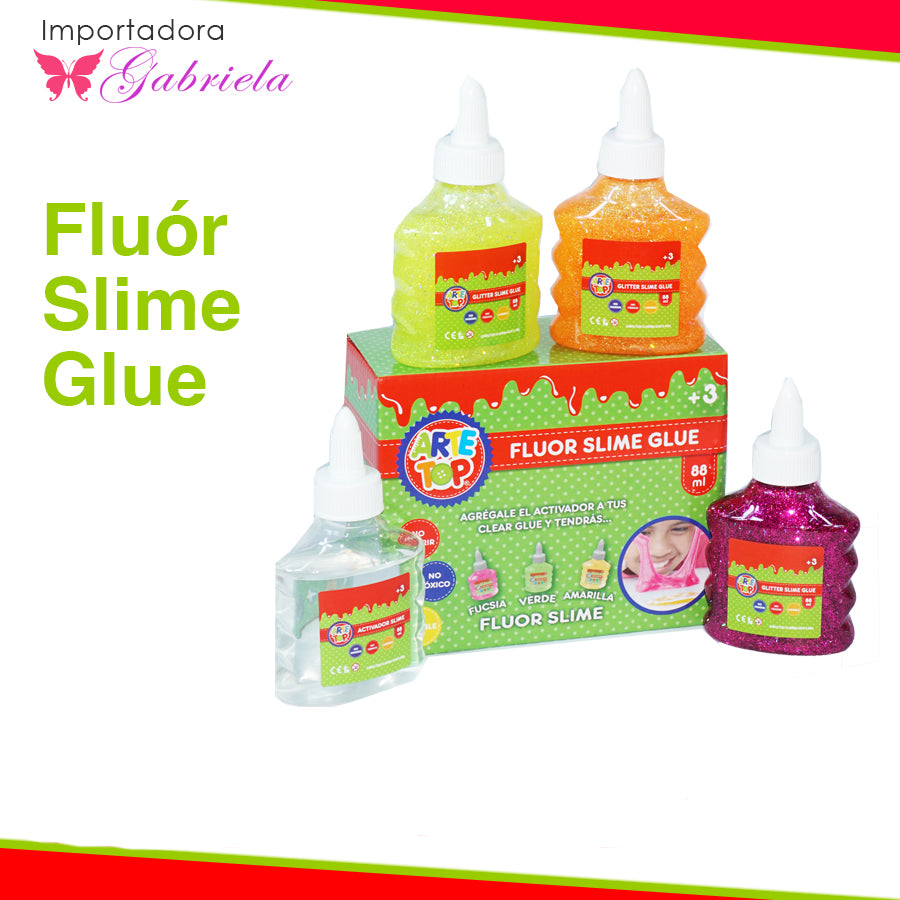Flúor Slime Glue