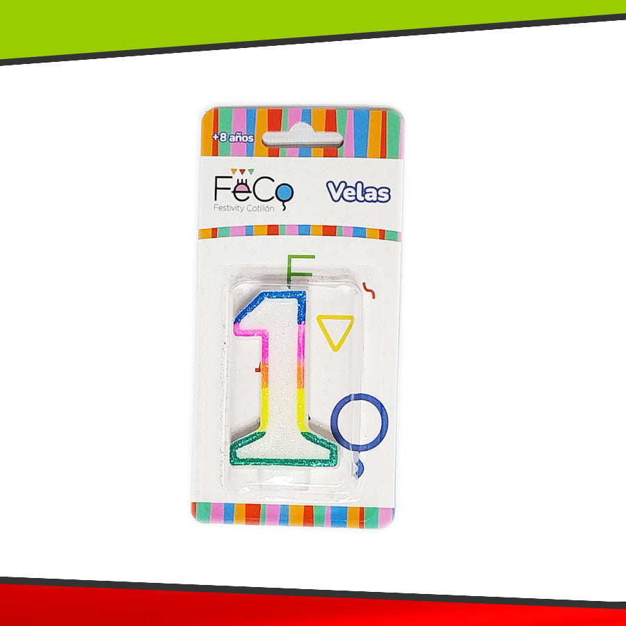 Velas de Números de Cumpleaños