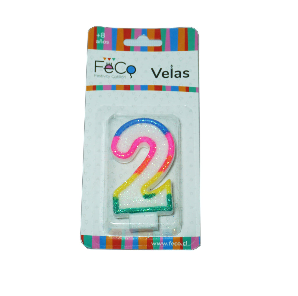 Velas de Números de Cumpleaños