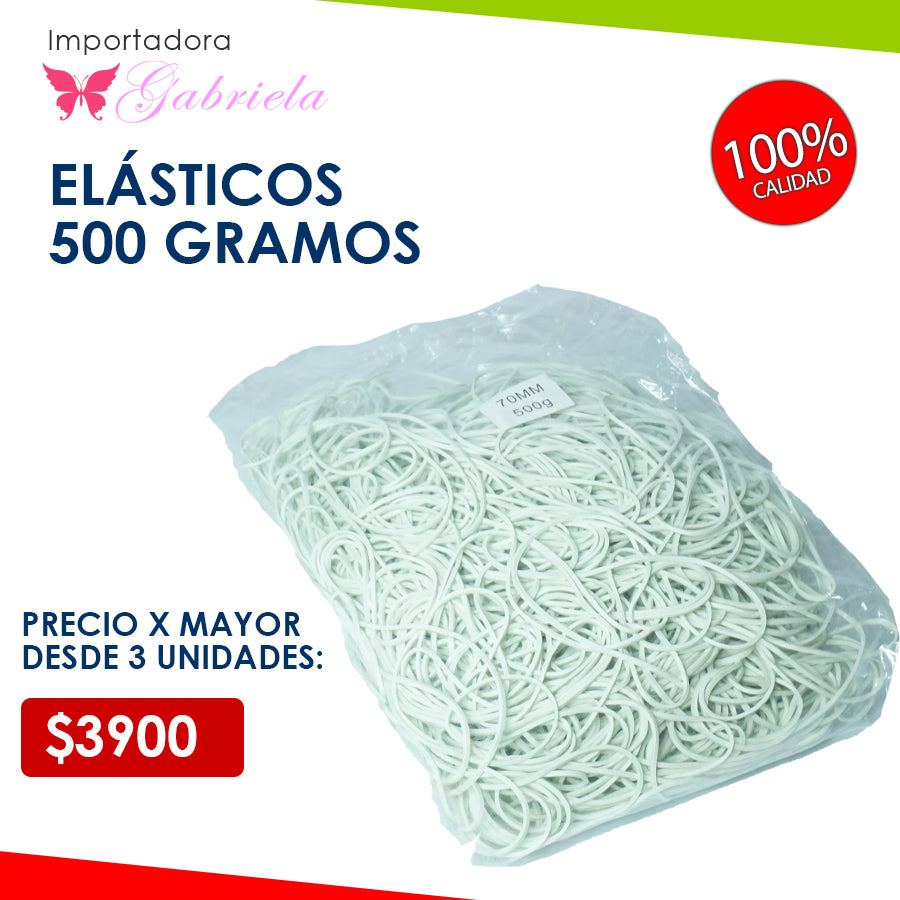 Elásticos en Bolsa de 500 Gramos