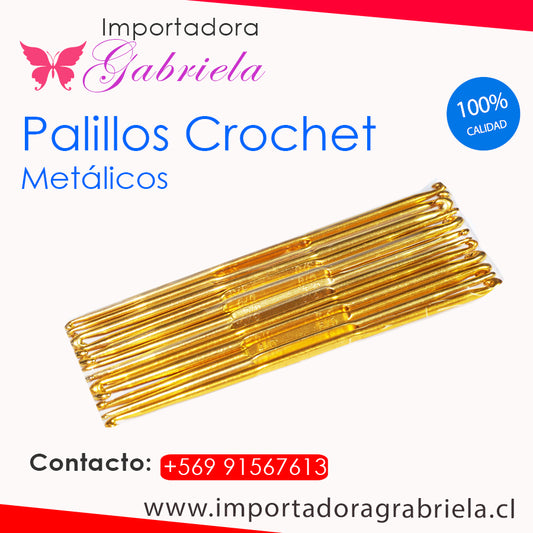 Palillos a Crochet Metálicos