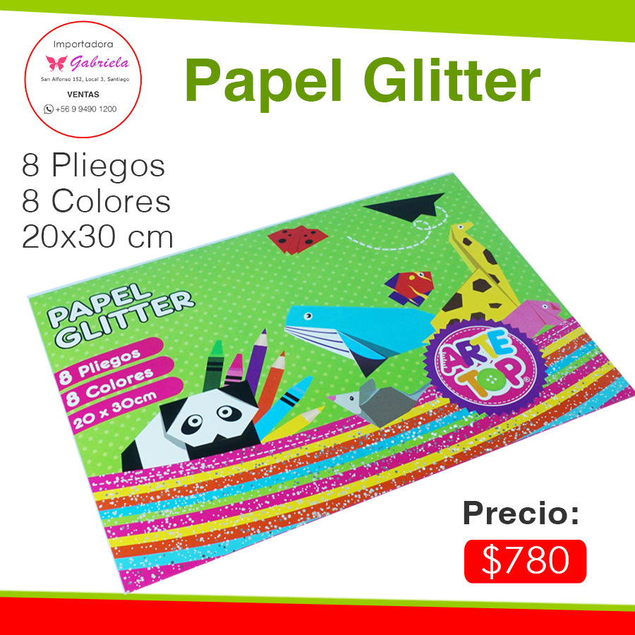 Papel Glitter