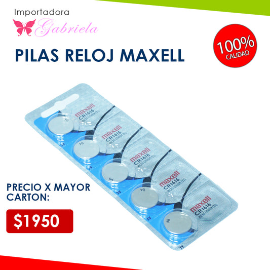 PILAS PARA RELOJ MAXELL CR-1616