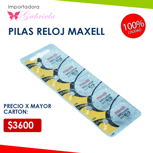 PILAS PARA RELOJ MAXELL 516