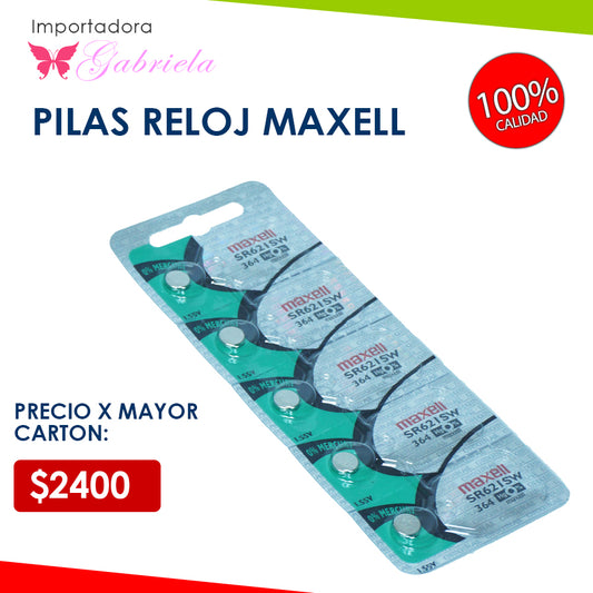 PILAS PARA RELOJ MAXELL SR-621